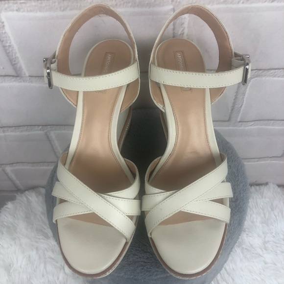 Antonio Melani Blondee Wedge Sandals Leather - Picture 2 of 10